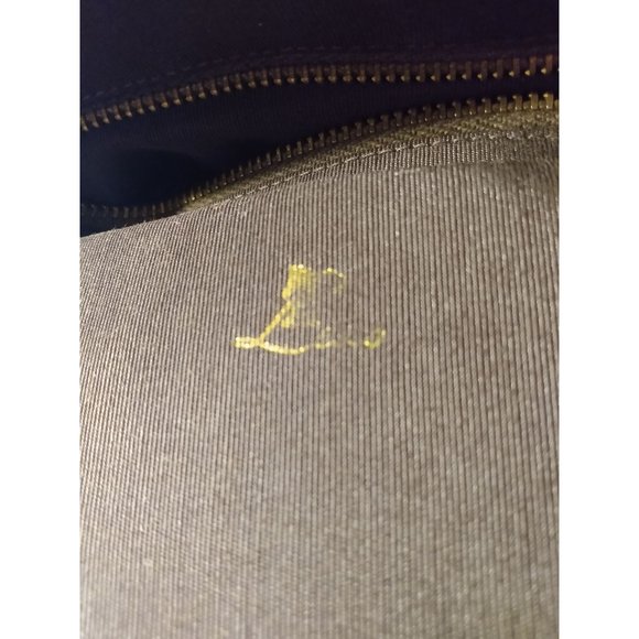 Vintage Crocodile Dual Top Handle Frame Swagger Style  Handbag - Picture 10 of 13